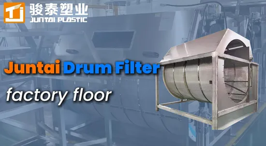 Factory Price Rotary Drum Filter for Unattended Aquaculture Operation Fish Pond